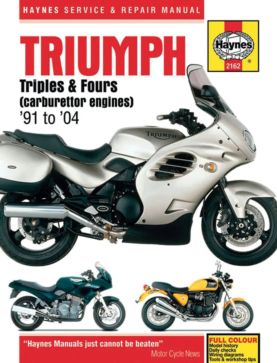 Haynes Motorcycle Repair Manual for Triumph Trophy 1200 900