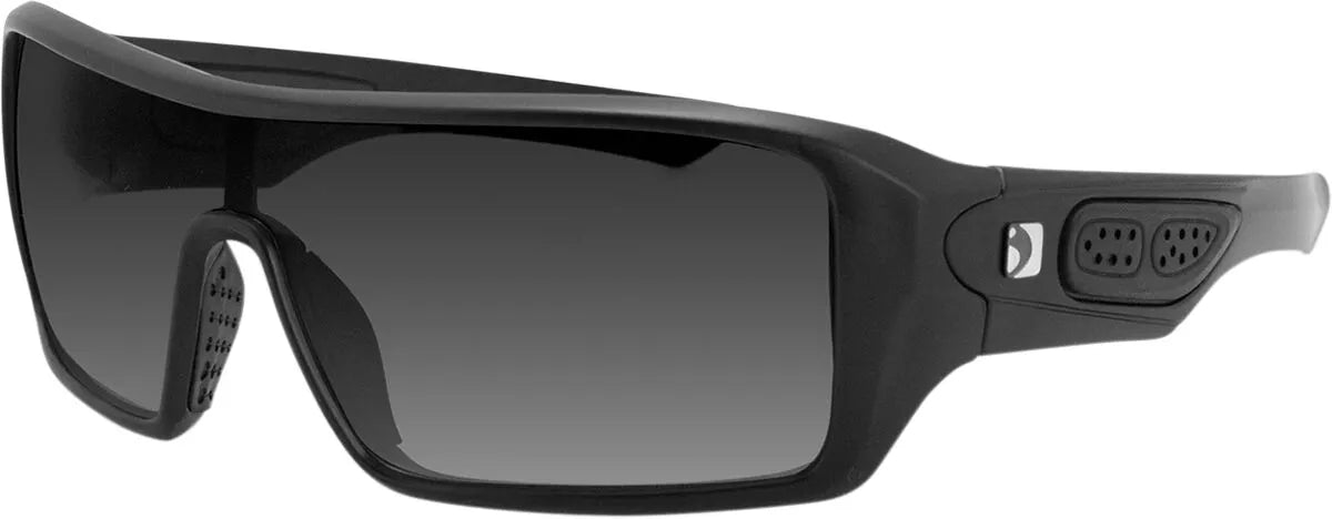 Bobster Paragon Sunglasses Black with Smoke Lens
