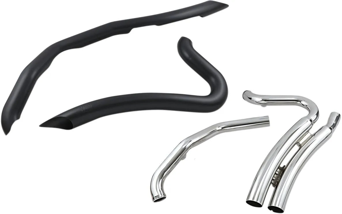 Cobra Speedster Swept Exhaust System - Short Chrome