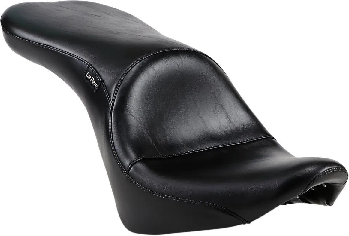 Le Pera Maverick Seat - Black Vinyl - For Harley Davidson