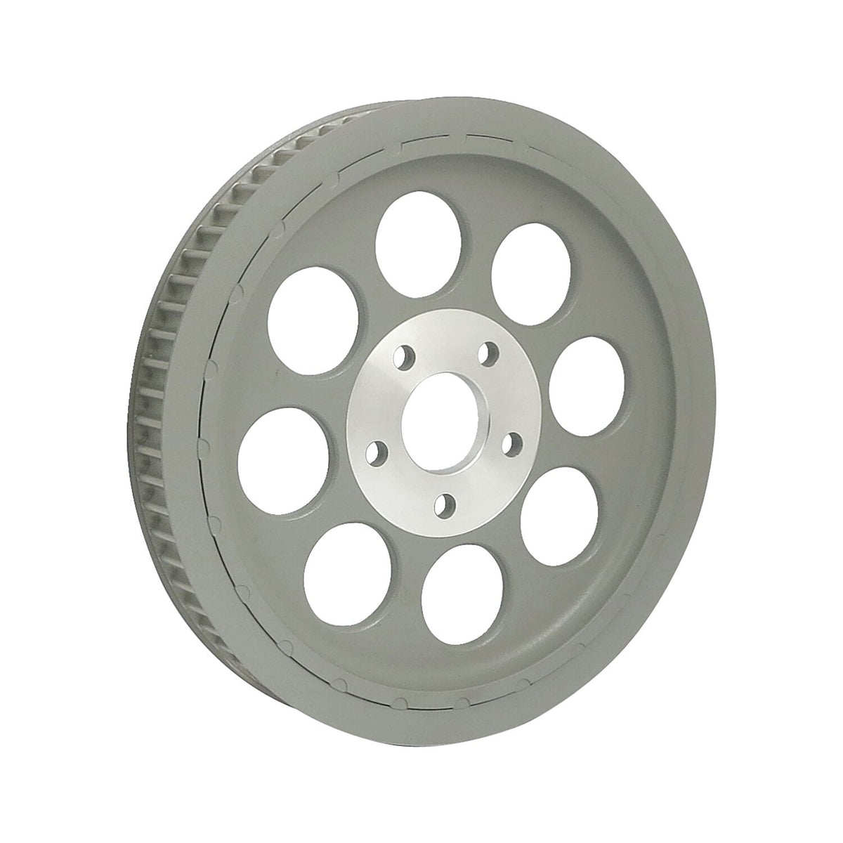 MCS Reproduction OEM style wheel pulley 70t 1-1/2" belt - Silver