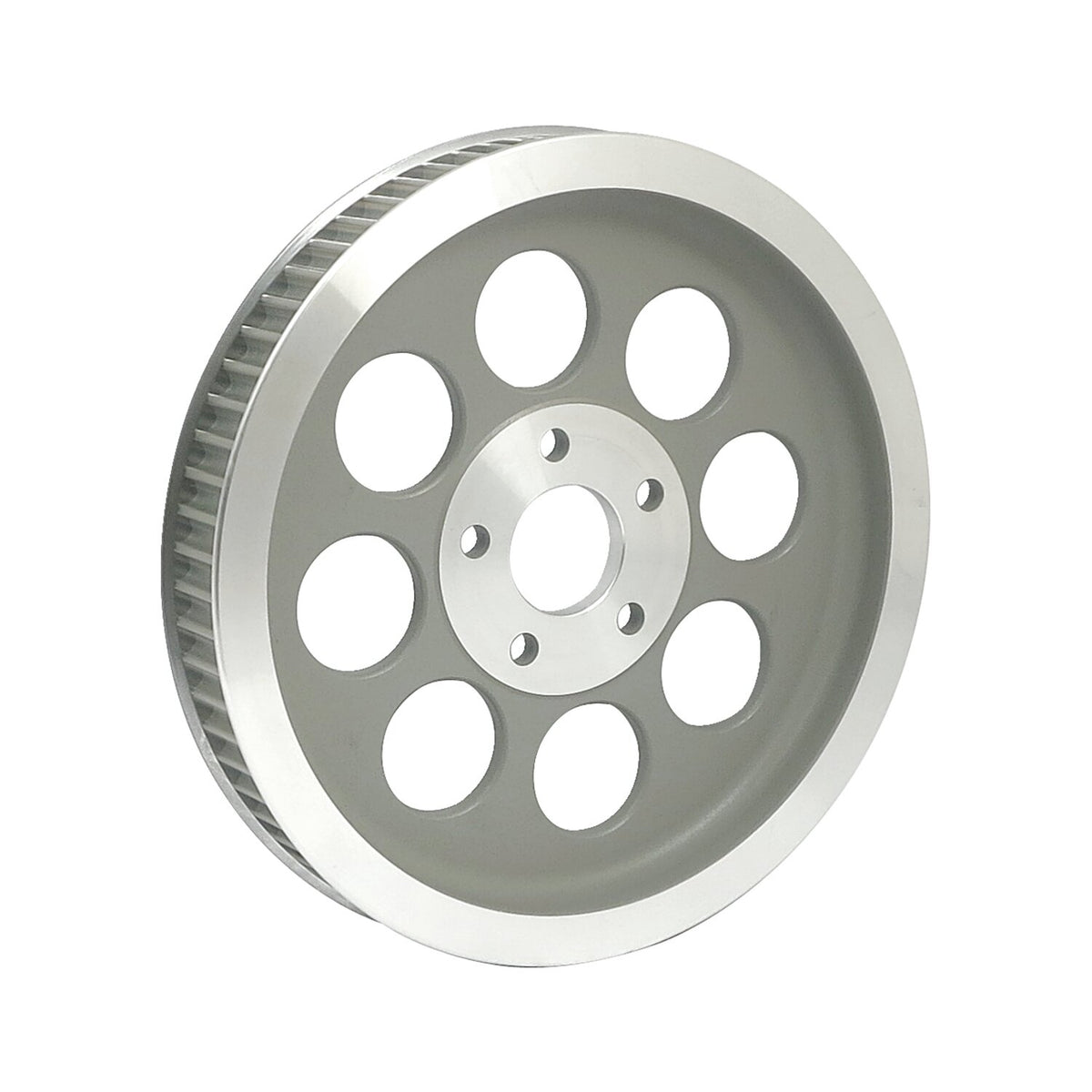 MCS Reproduction OEM style wheel pulley 70t 1-1/2" belt - Silver