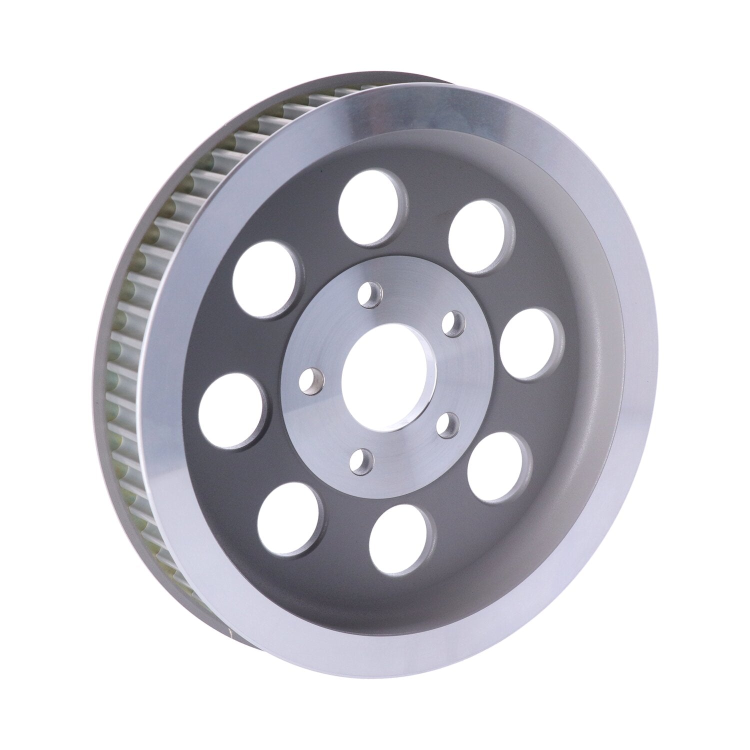 MCS Reproduction OEM style wheel pulley 61t 1-1/2" belt - Silver