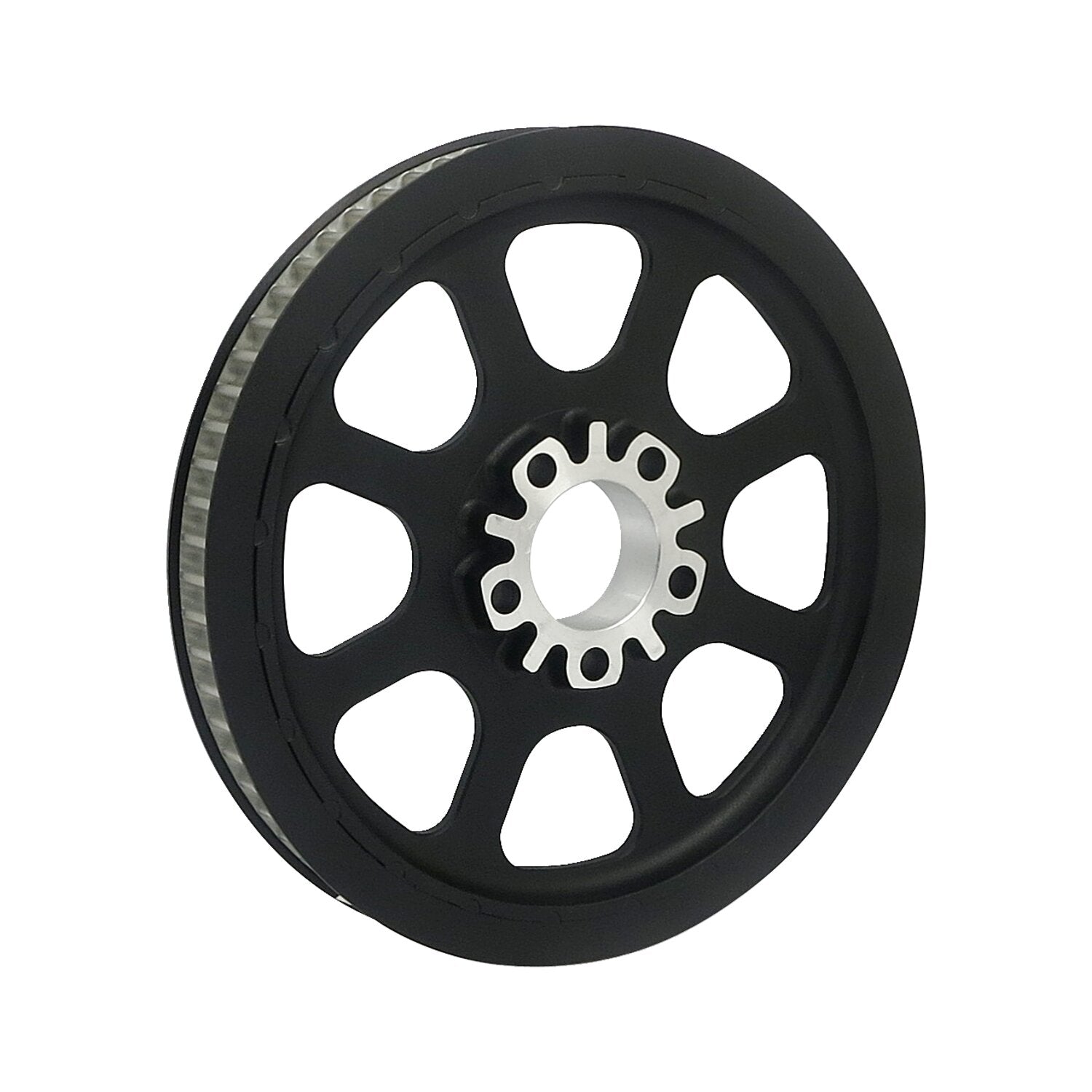 MCS Reproduction OEM style wheel pulley 70t 1-1/8" belt - Black
