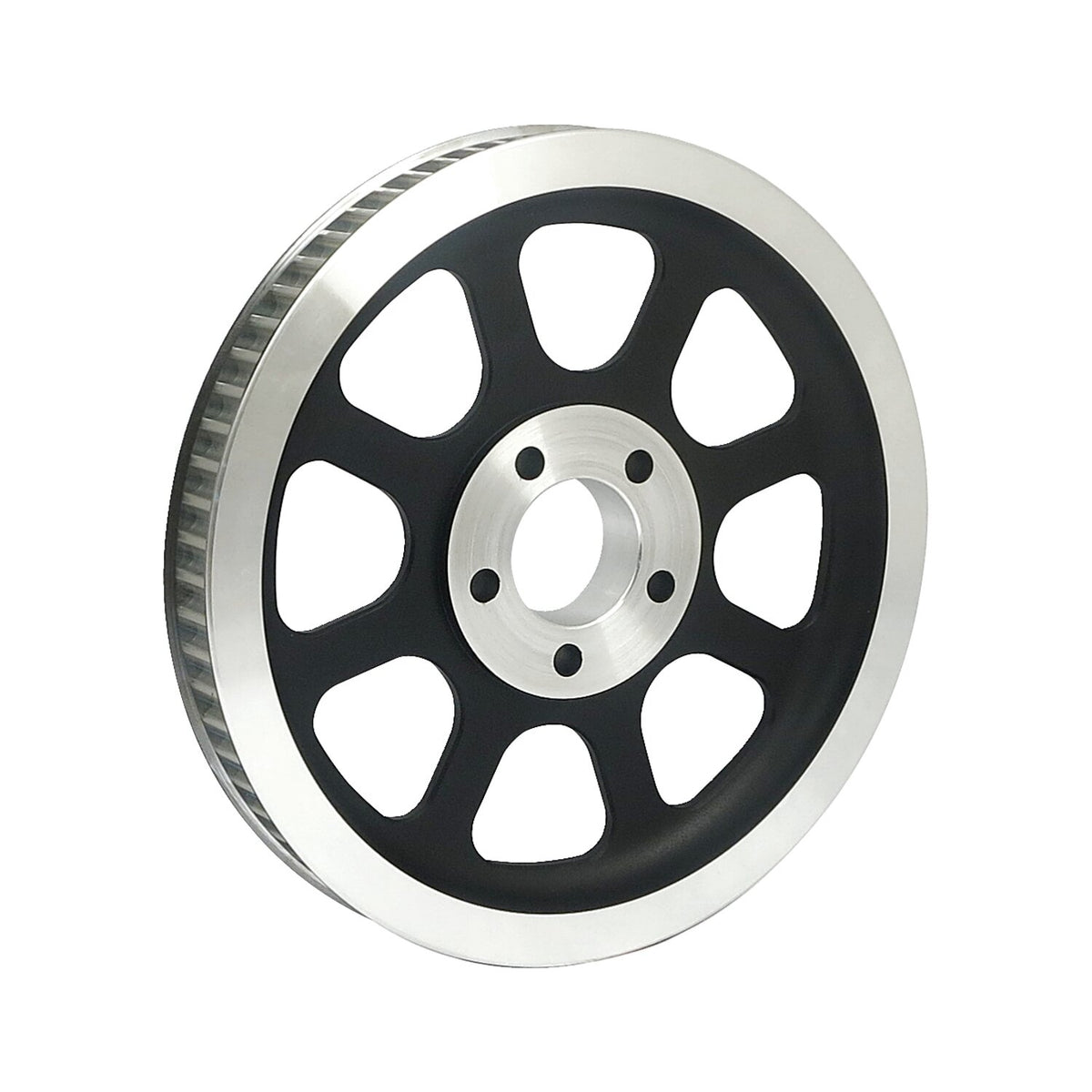 MCS Reproduction OEM style wheel pulley 70t 1-1/8" belt - Black