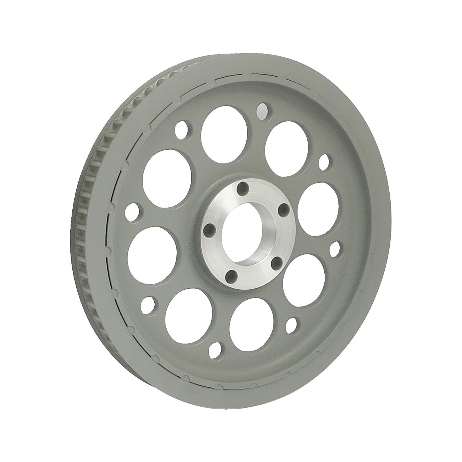 MCS Reproduction OEM style wheel pulley 70t 1-1/8" belt - Silver