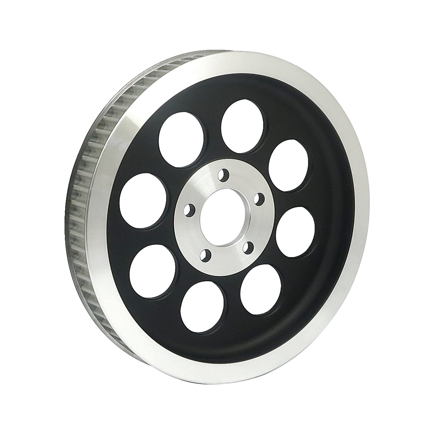 MCS Reproduction OEM style wheel pulley 70t 1-1/2" belt - Black