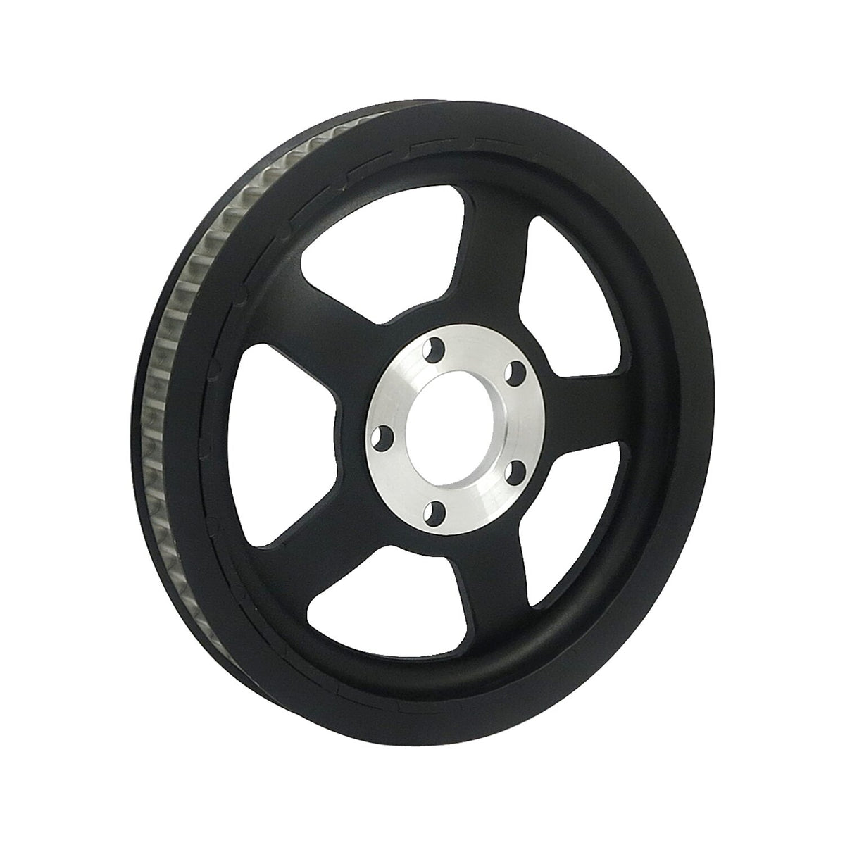 MCS Reproduction OEM style wheel pulley 68t 1-1/8" belt - Black