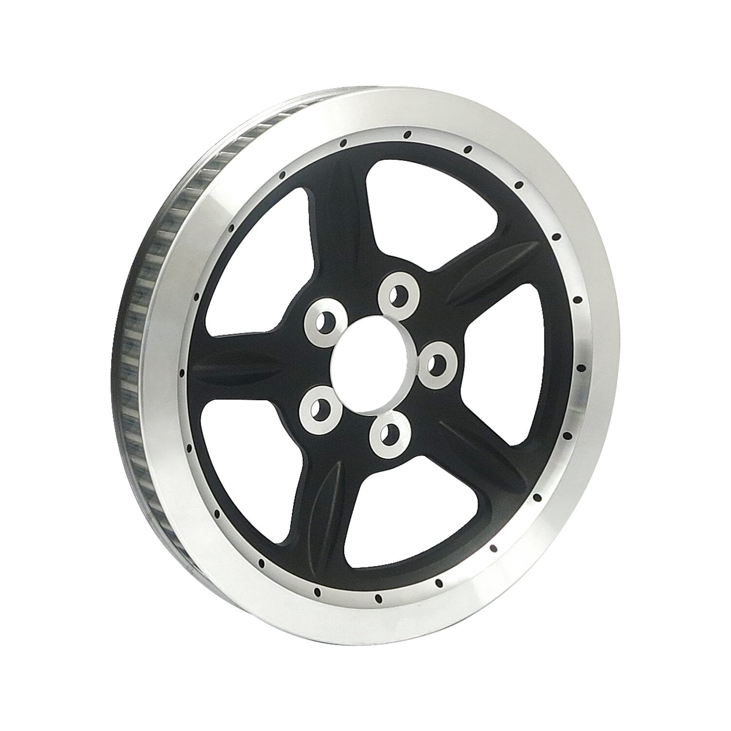 MCS Reproduction OEM style wheel pulley 68t 1-1/8" belt - Black