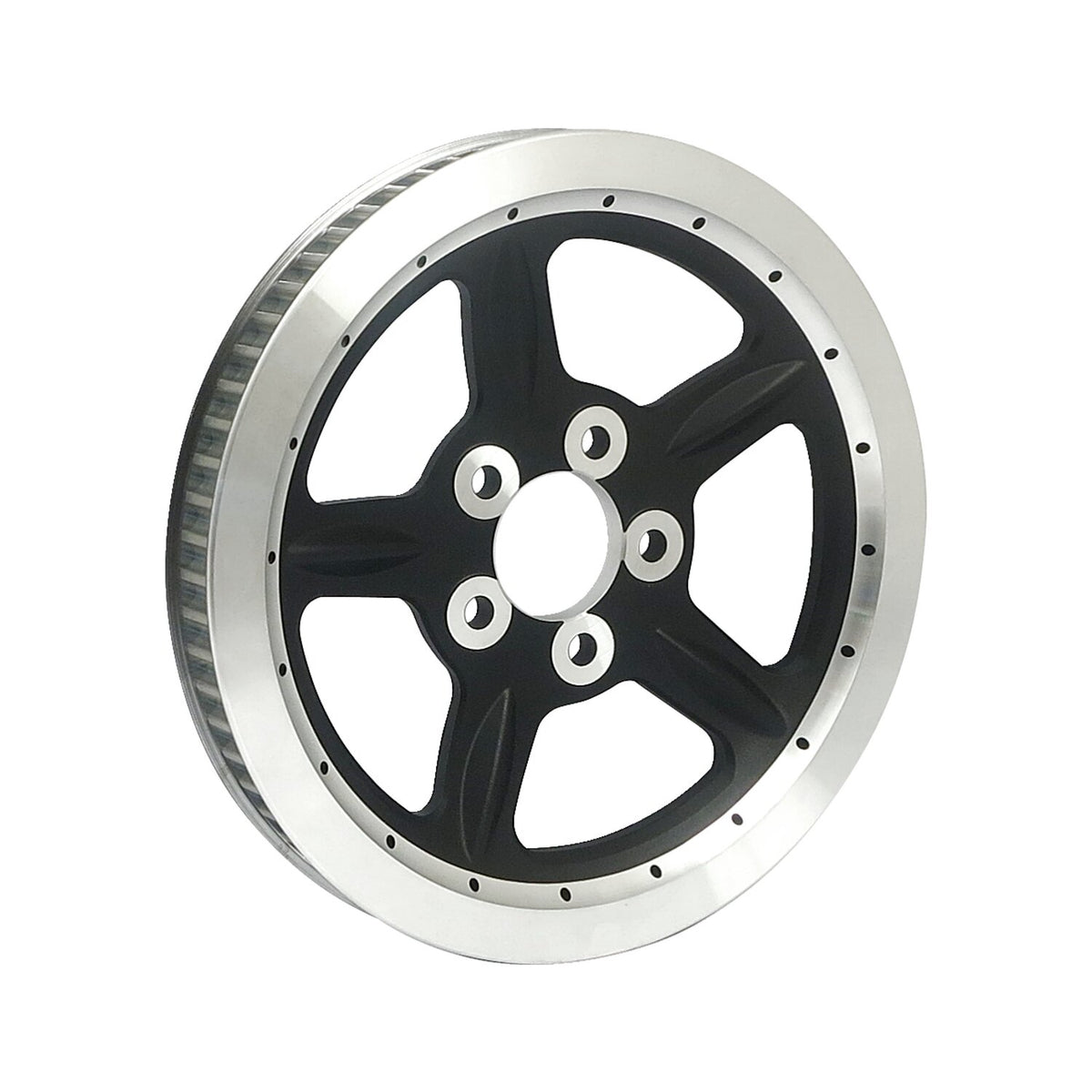 MCS Reproduction OEM style wheel pulley 68t 1-1/8" belt - Black