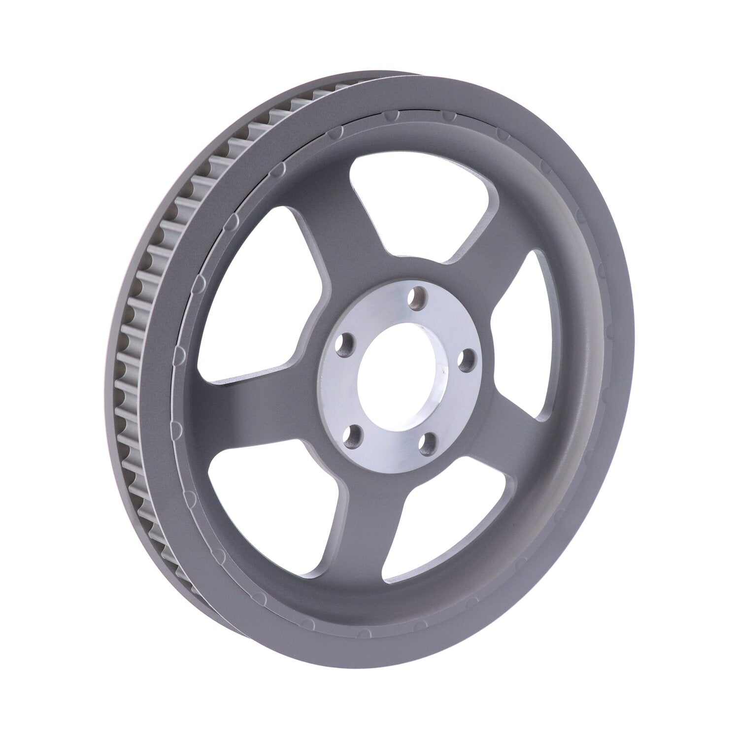 MCS Reproduction OEM style wheel pulley 68t 1-1/8" belt - Silver