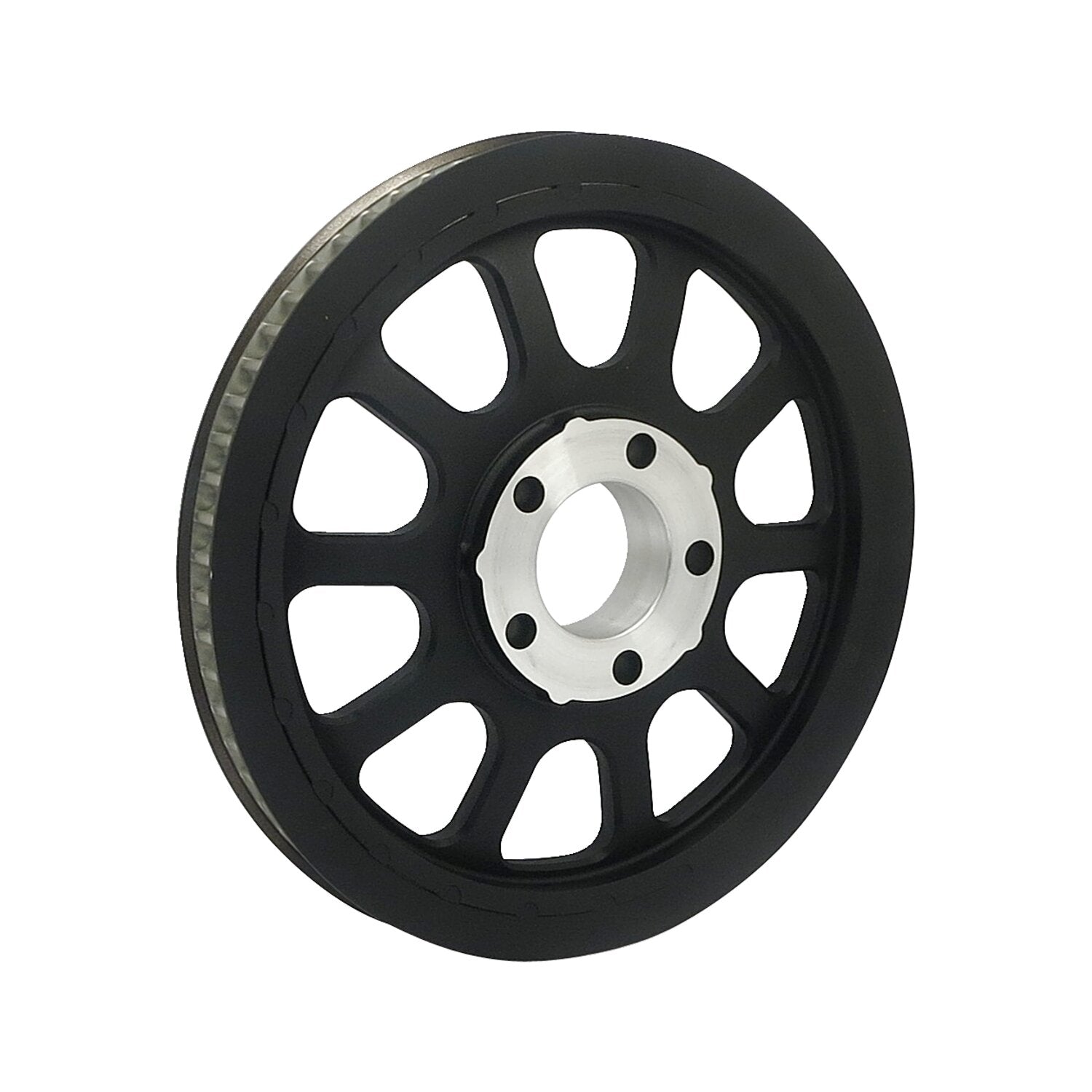 MCS Reproduction OEM style wheel pulley 66t 20mm belt - Black