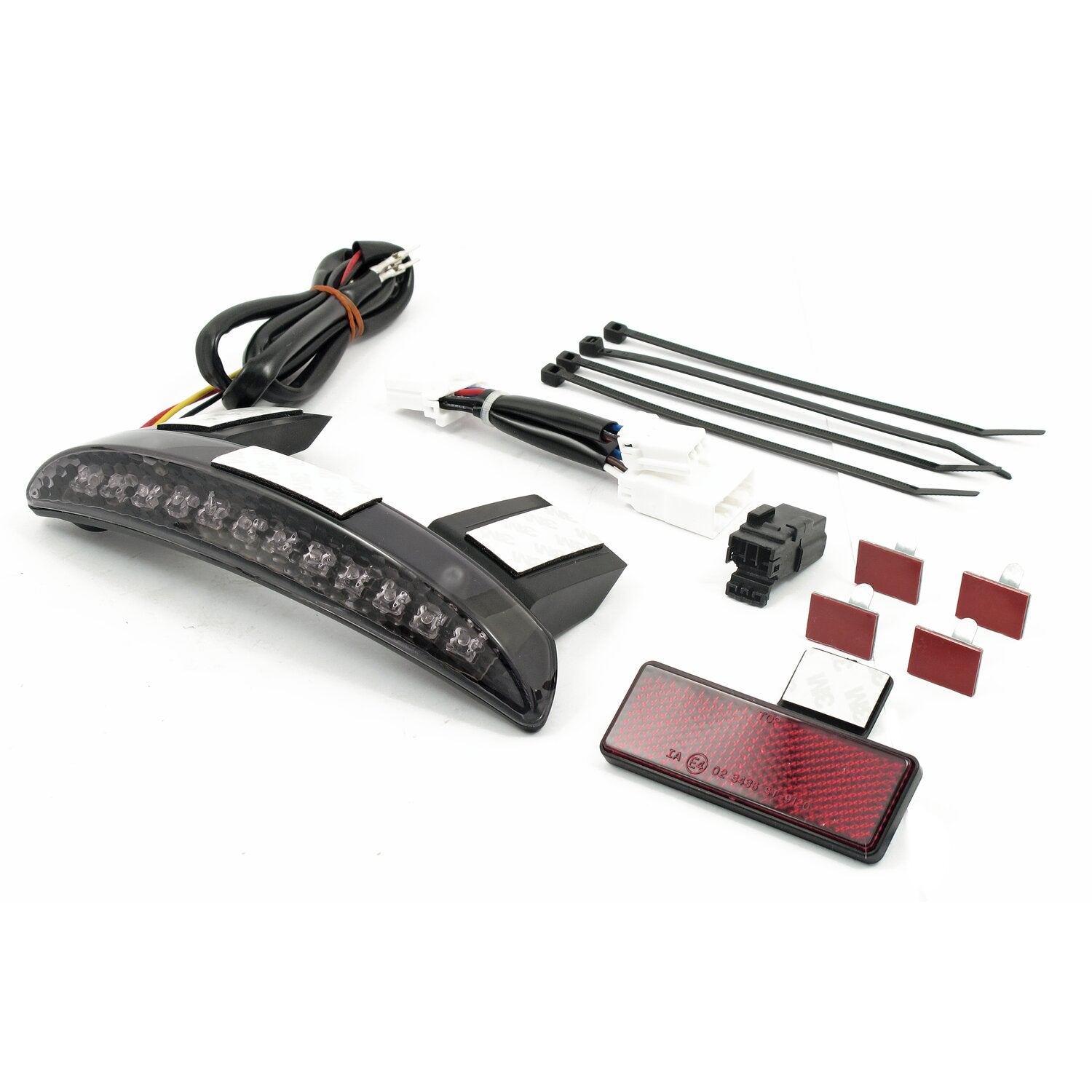 MCS Chopped fender edge LED taillight - Smoke lens