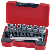 Teng Tools 1/4" socket & bits set