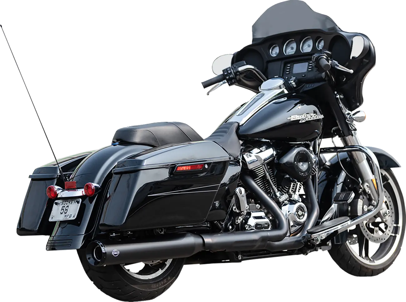 S&S Cycle Swindler Zestaw Konwersji Wydechu 2-w-1