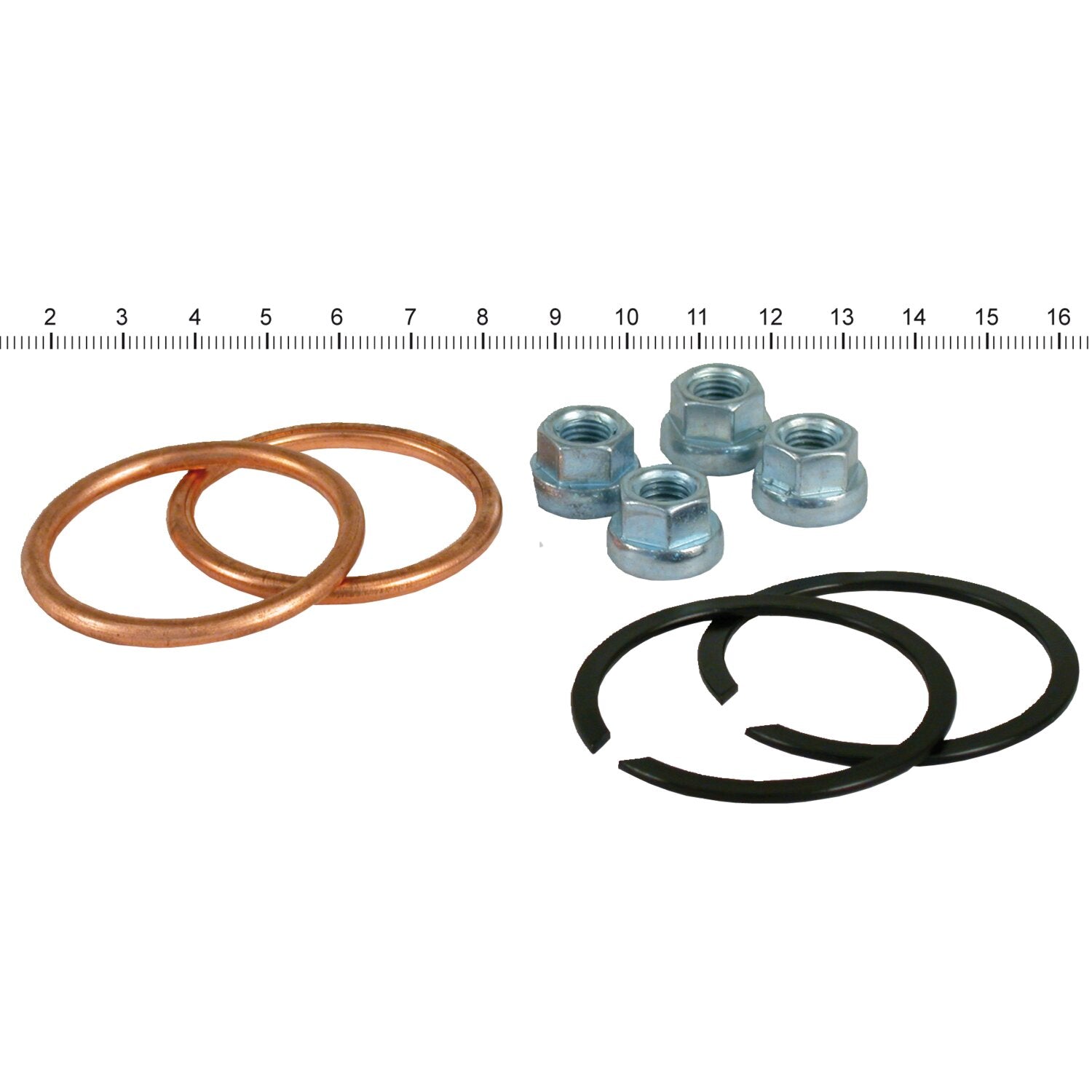 James Gaskets James exhaust gasket & mount kit - Copper gaskets