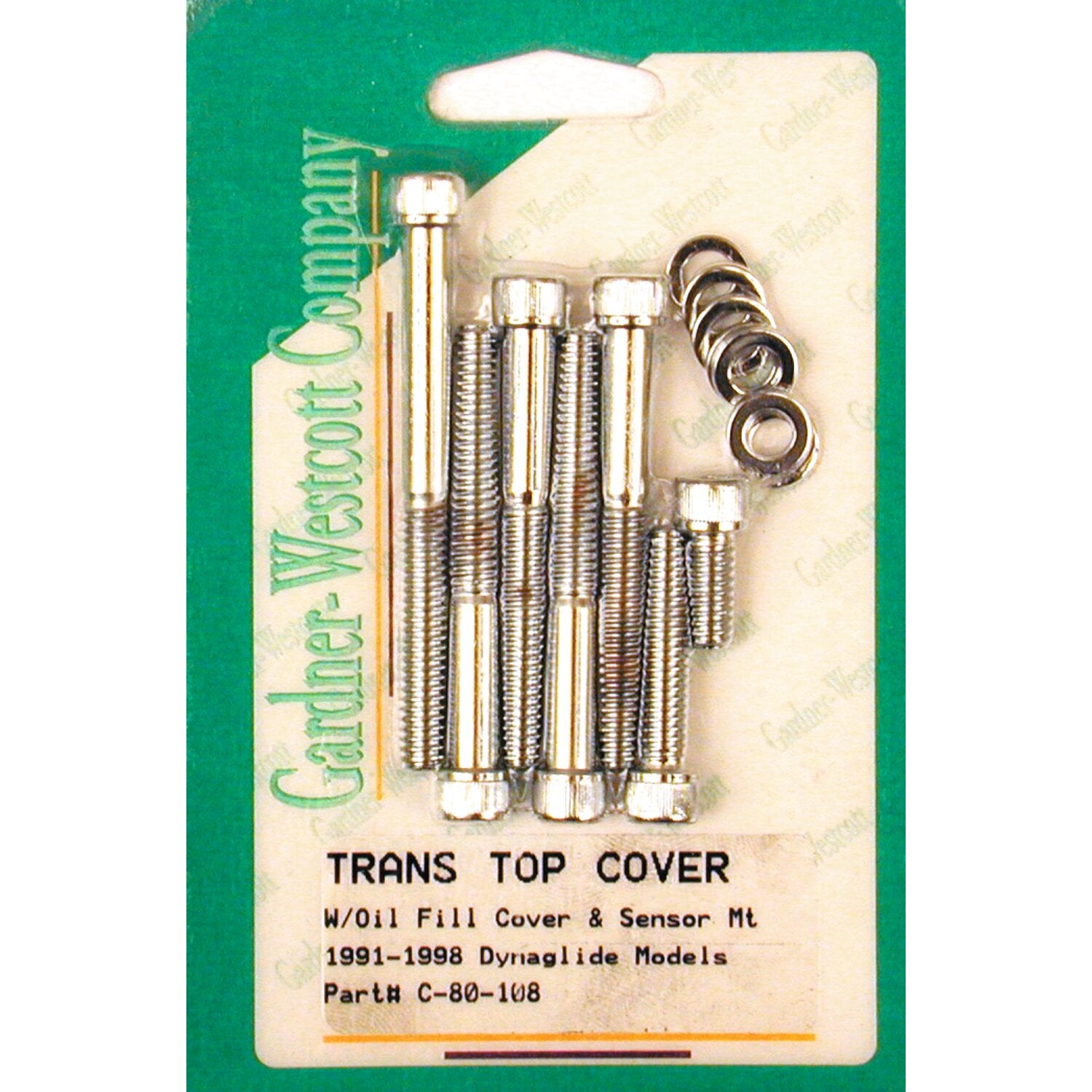 Gardner-Westcott transmission top cover mount kit - Allen