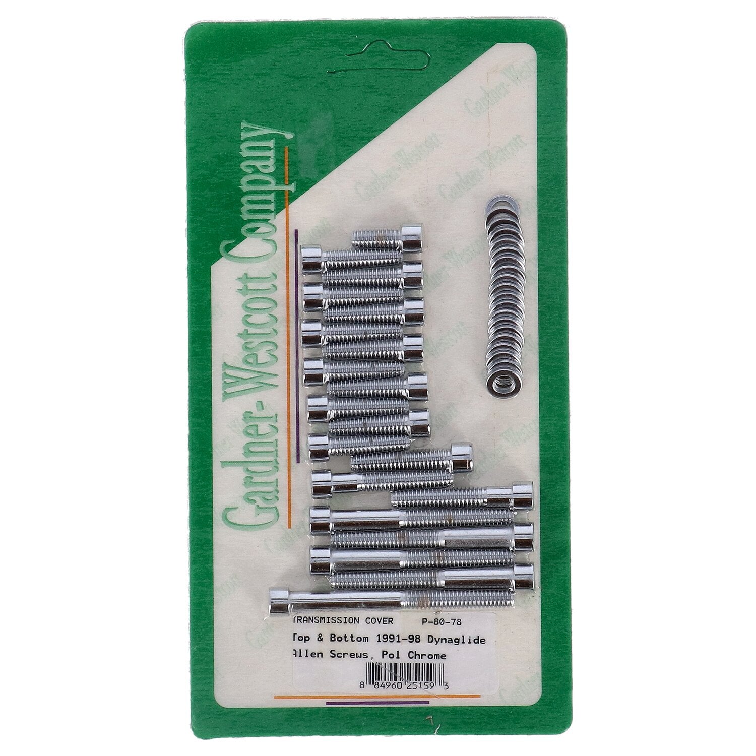 Gardner-Westcott transmission top & bottom cover screw kit - Allen