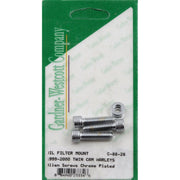 Gardner-Westcott oil filter mount kit - Chrome