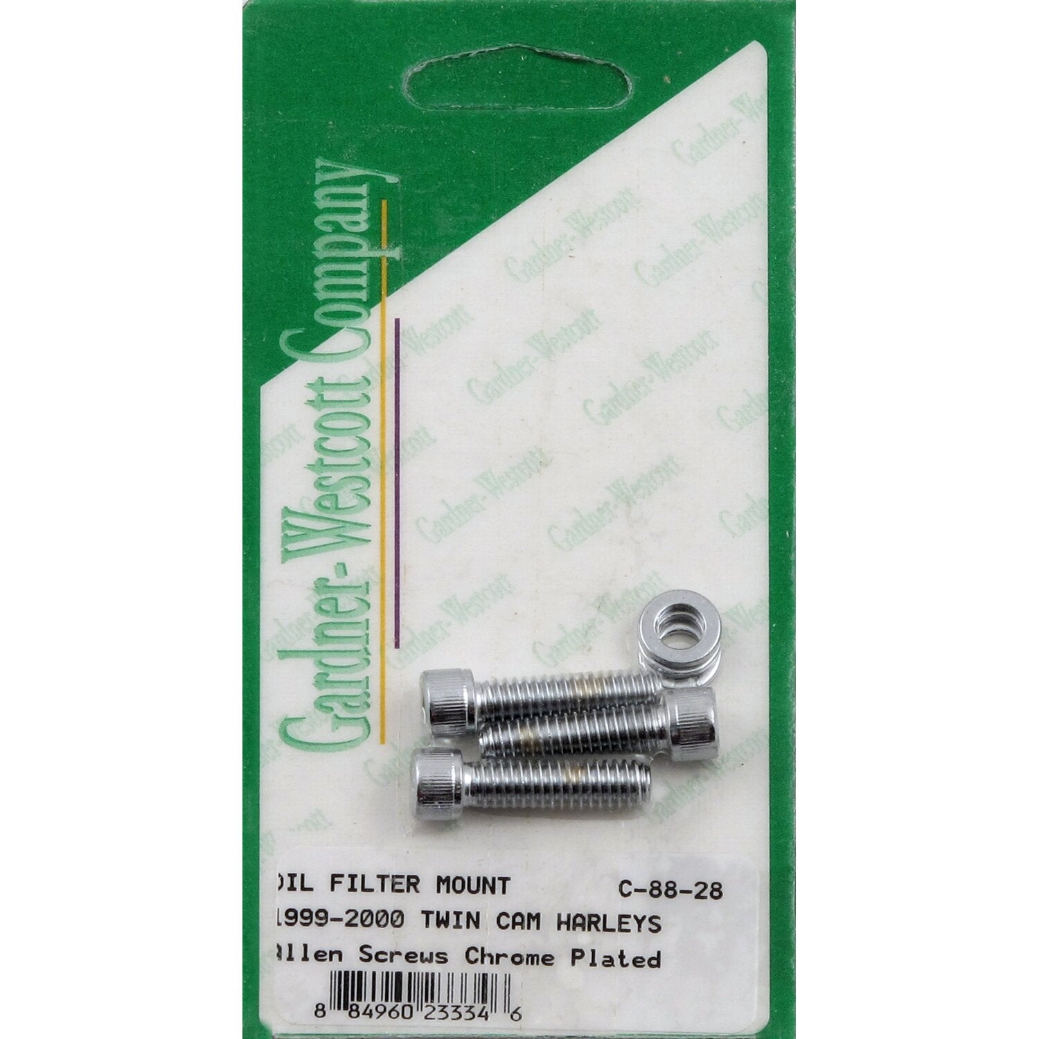 Gardner-Westcott oil filter mount kit - Chrome