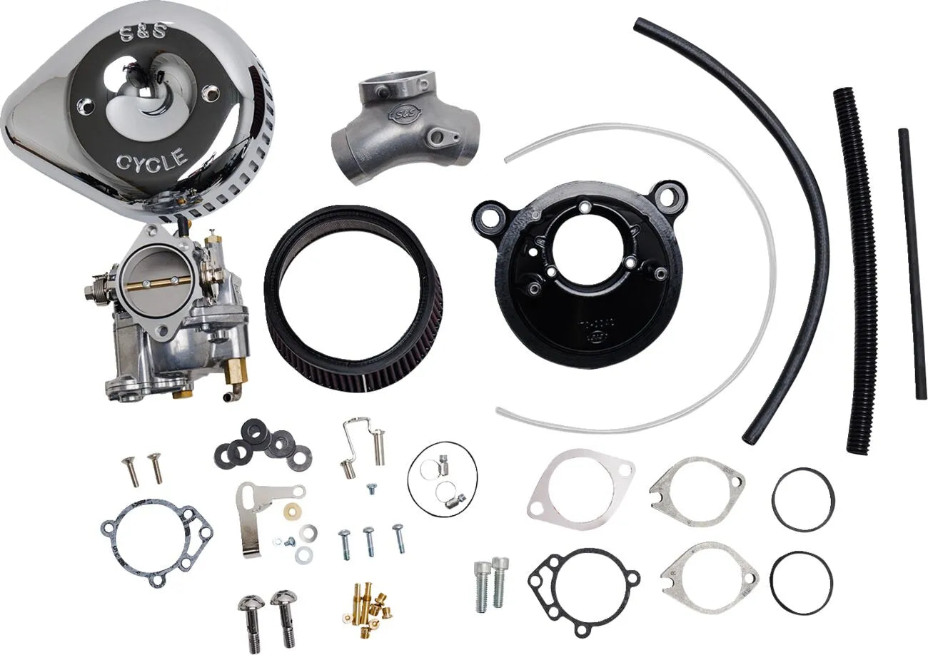 S&s Cycle Super G Carburetor With Stealth Air Cleaner Kit