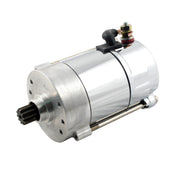 All Balls Hitachi style starter motor - 1.4kW - Chrome