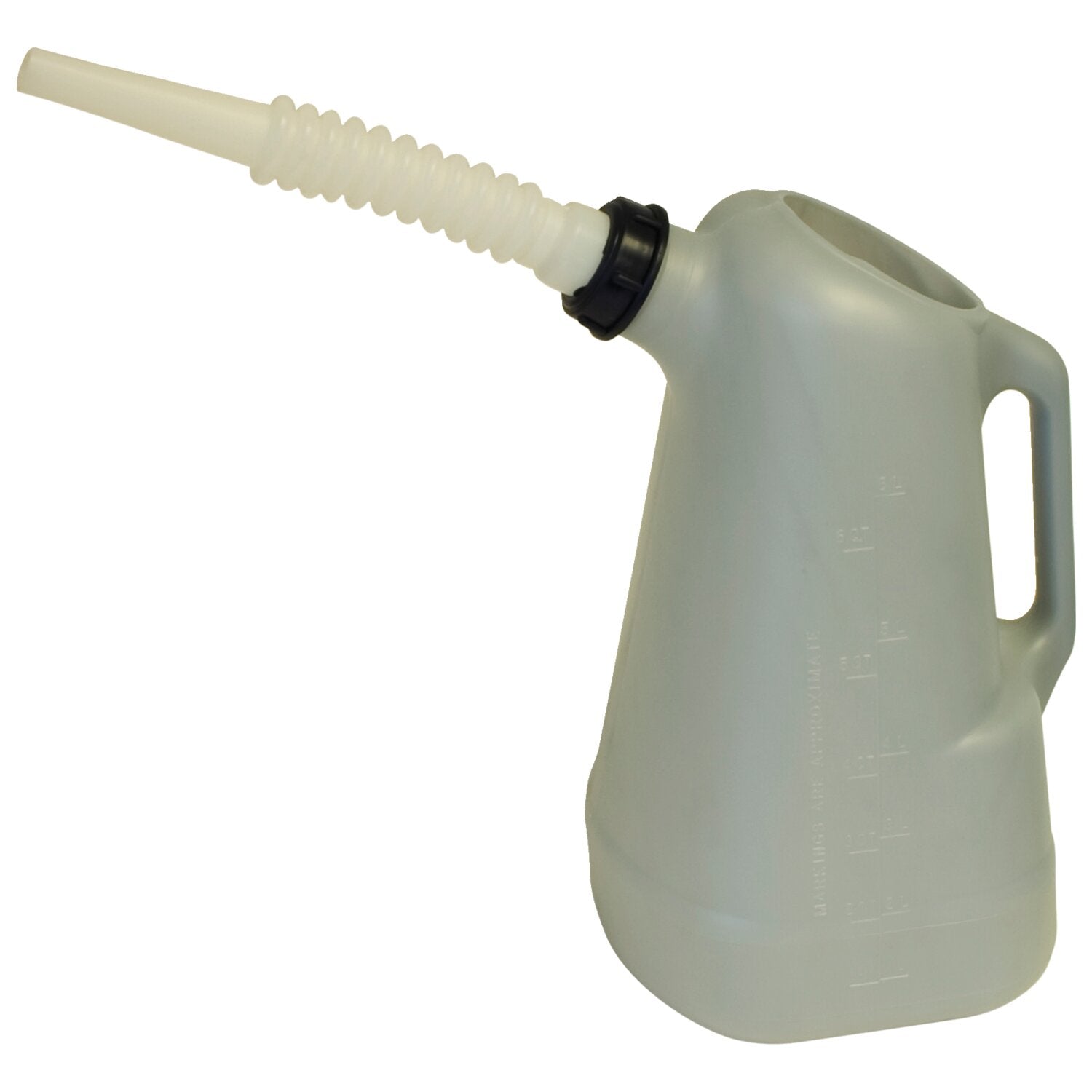 Lisle 6 quart oil filler can - White spout
