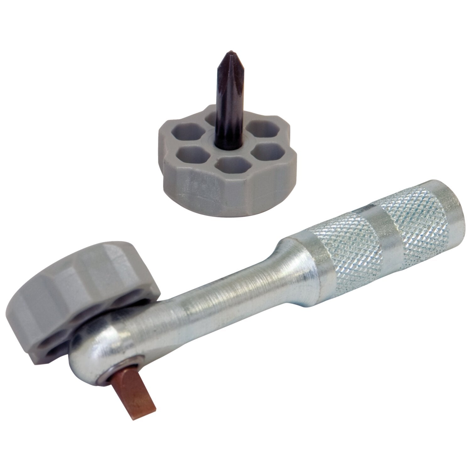 Lisle right angle ratcheting screwdriver