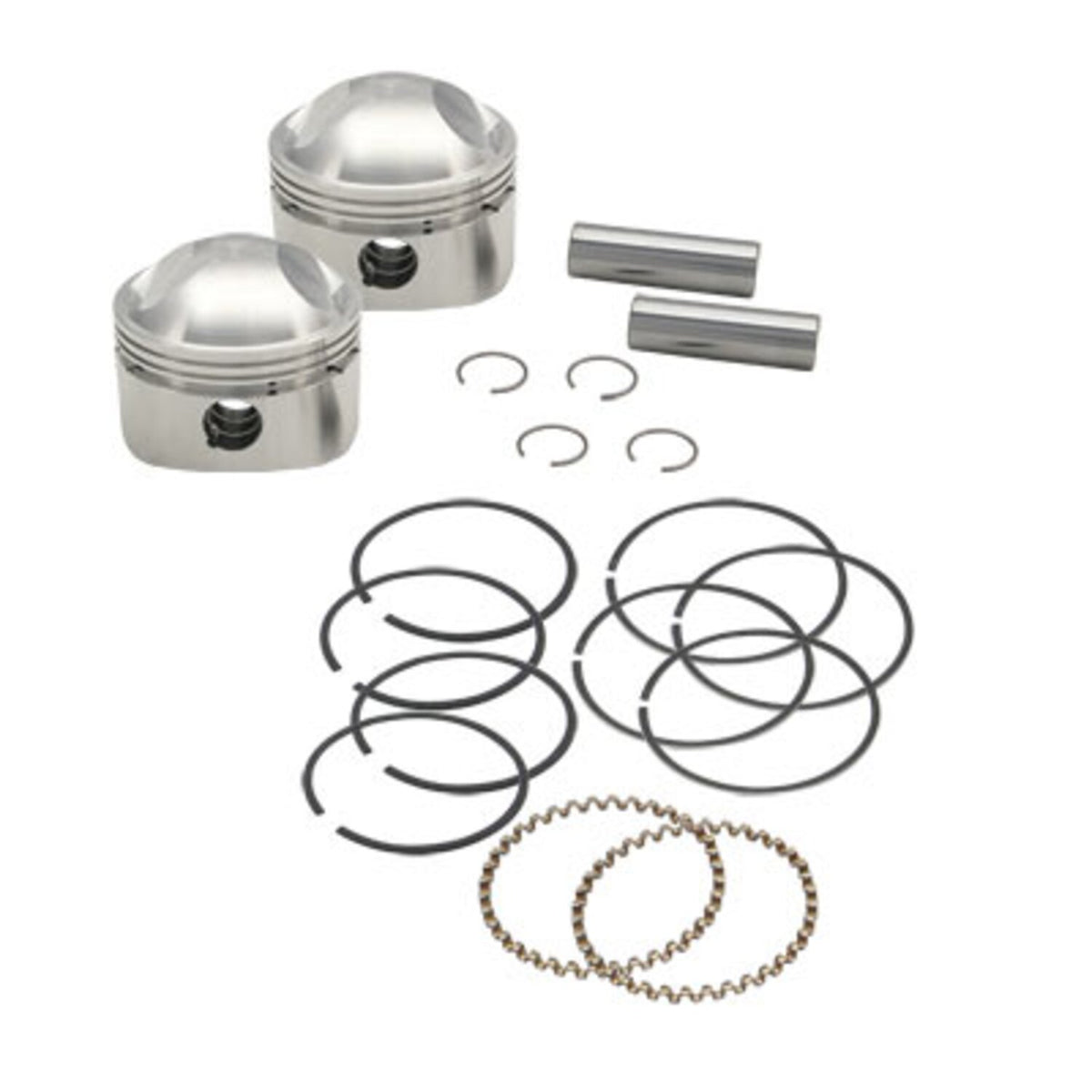 S&S 3-7/16" forged stroker piston kit - +.060"