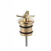 Kustom Tech Spinner oil tank plug - Brass - Polished