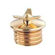 Kustom Tech Spinner gas cap - non vented - Brass
