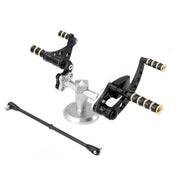Kustom Tech K-Tech Vintage Style forward controls - Black & brass