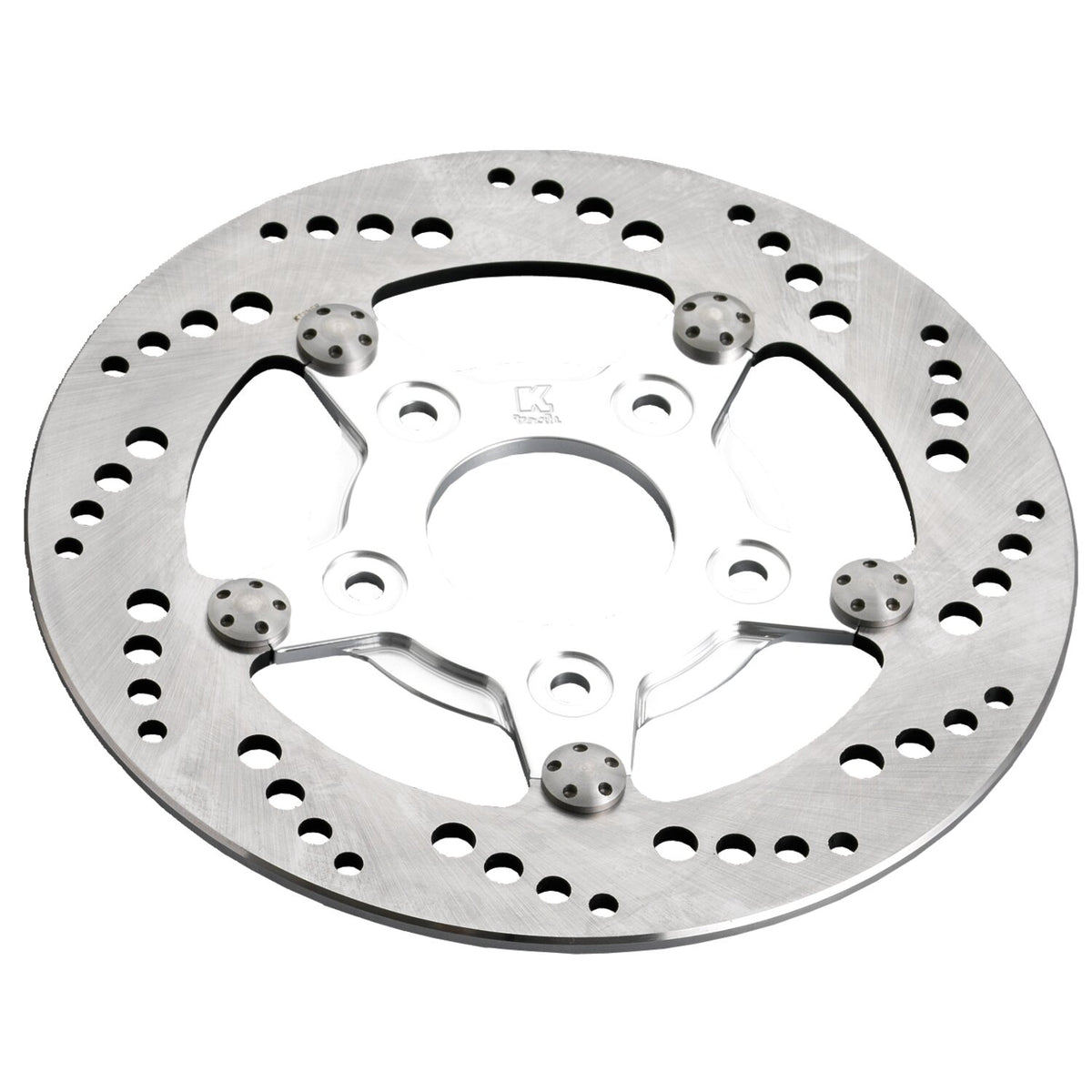 Kustom Tech K-Tech front right brake rotor 8.5" stainless polish center