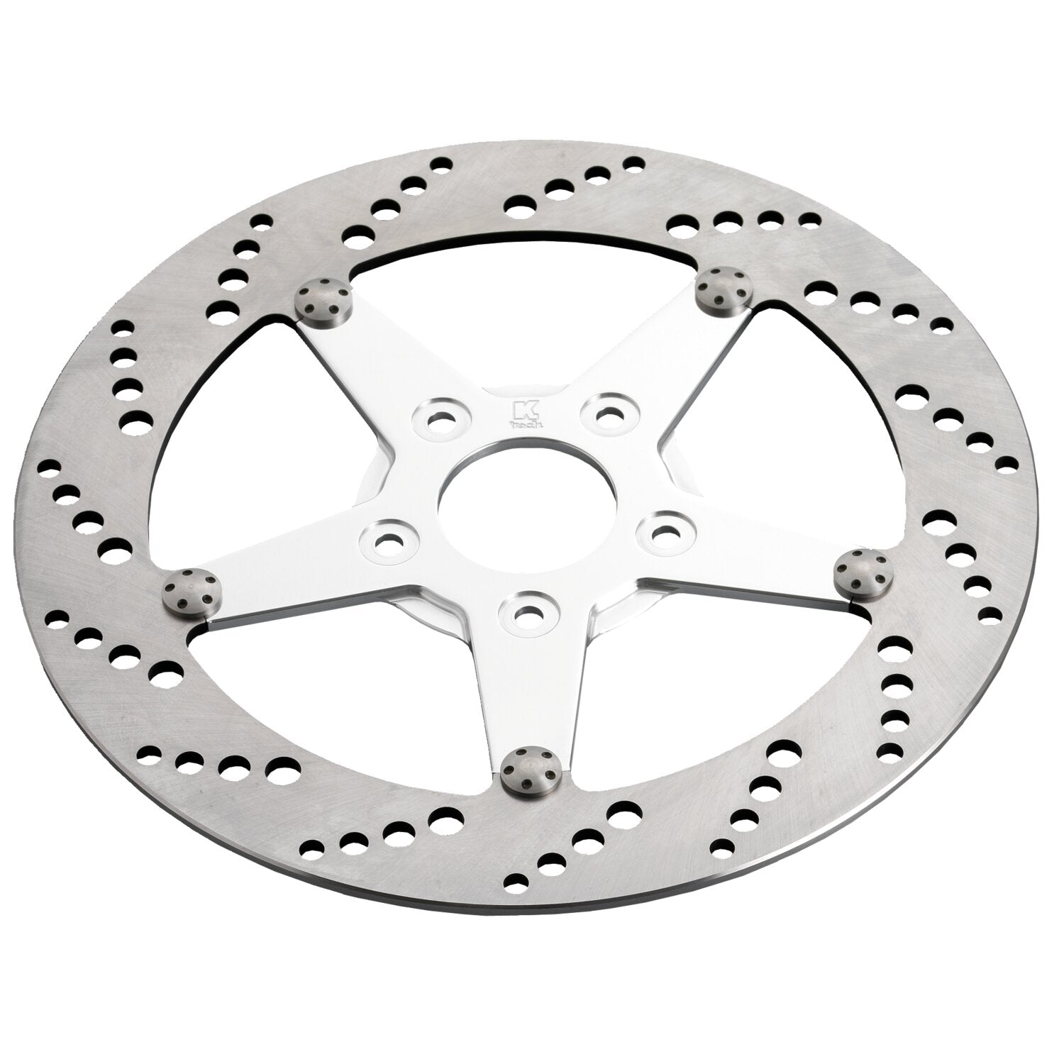 Kustom Tech K-Tech front left brake rotor 11.5" stainless polish center