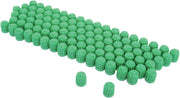 K&L Supply Valve Stem Cap Green 100 Pack