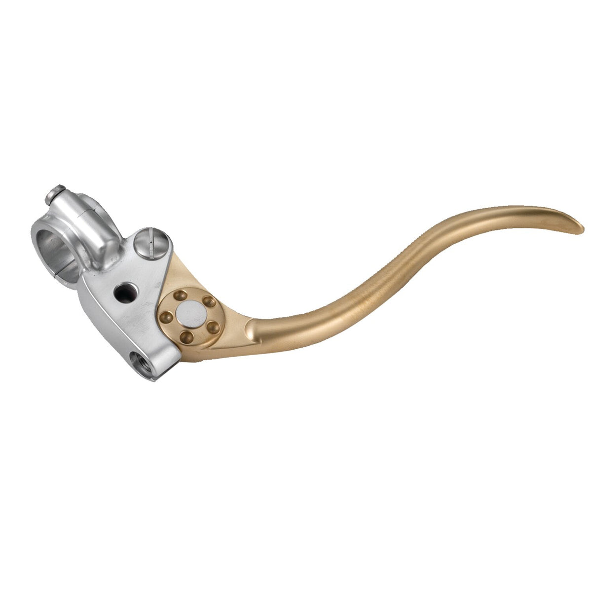 Kustom Tech K-Tech DeLuxe mechanical clutch lever assembly - Brass/alu