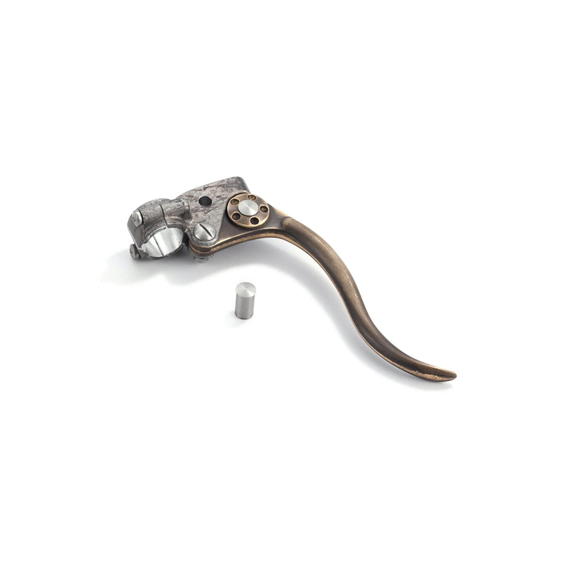 Kustom Tech K-Tech DeLuxe mechanical brake lever assembly - Brass/alu