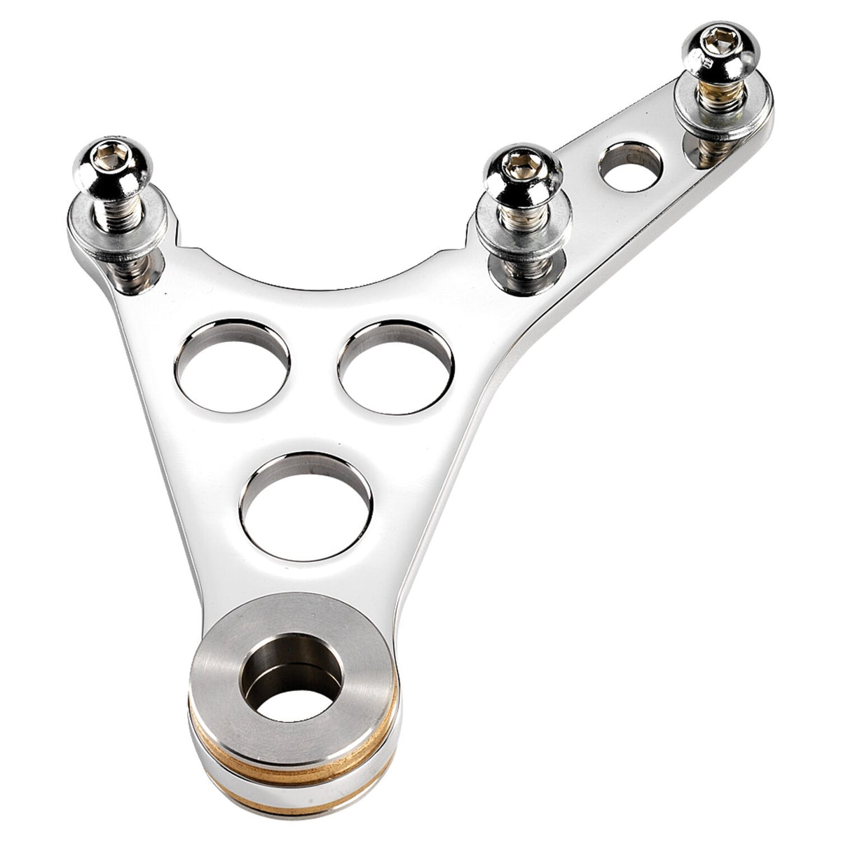 Kustom Tech K-Tech Super Freni front caliper bracket - Polished