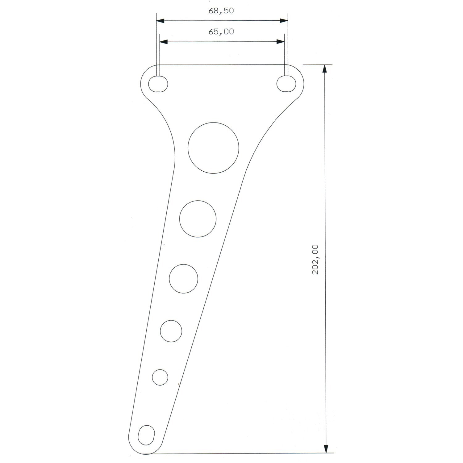 Kustom Tech K-Tech anchor bracket for showa frontend
