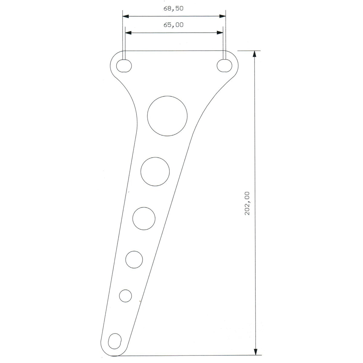 Kustom Tech K-Tech anchor bracket for showa frontend