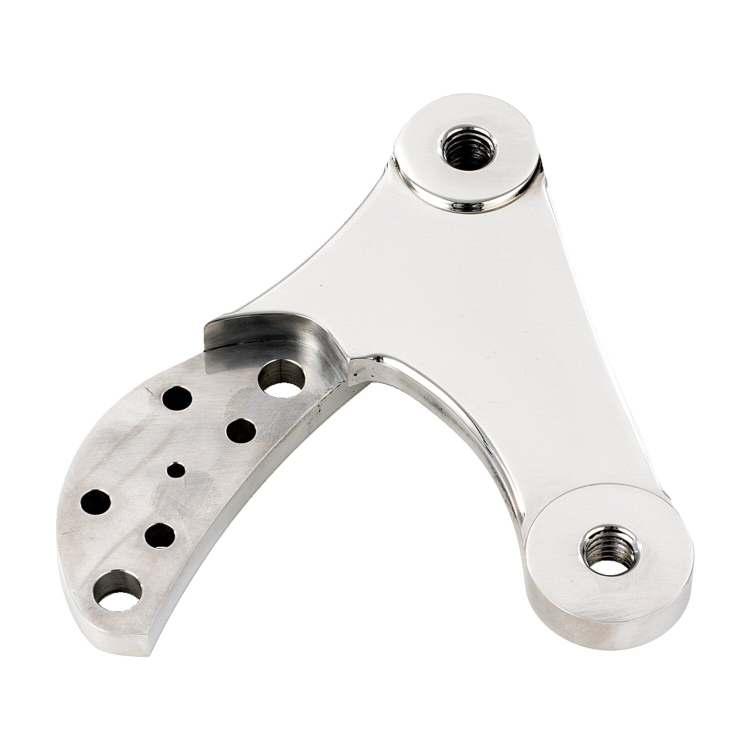 Kustom Tech K-Tech 2-piston caliper mounting bracket right - Polished
