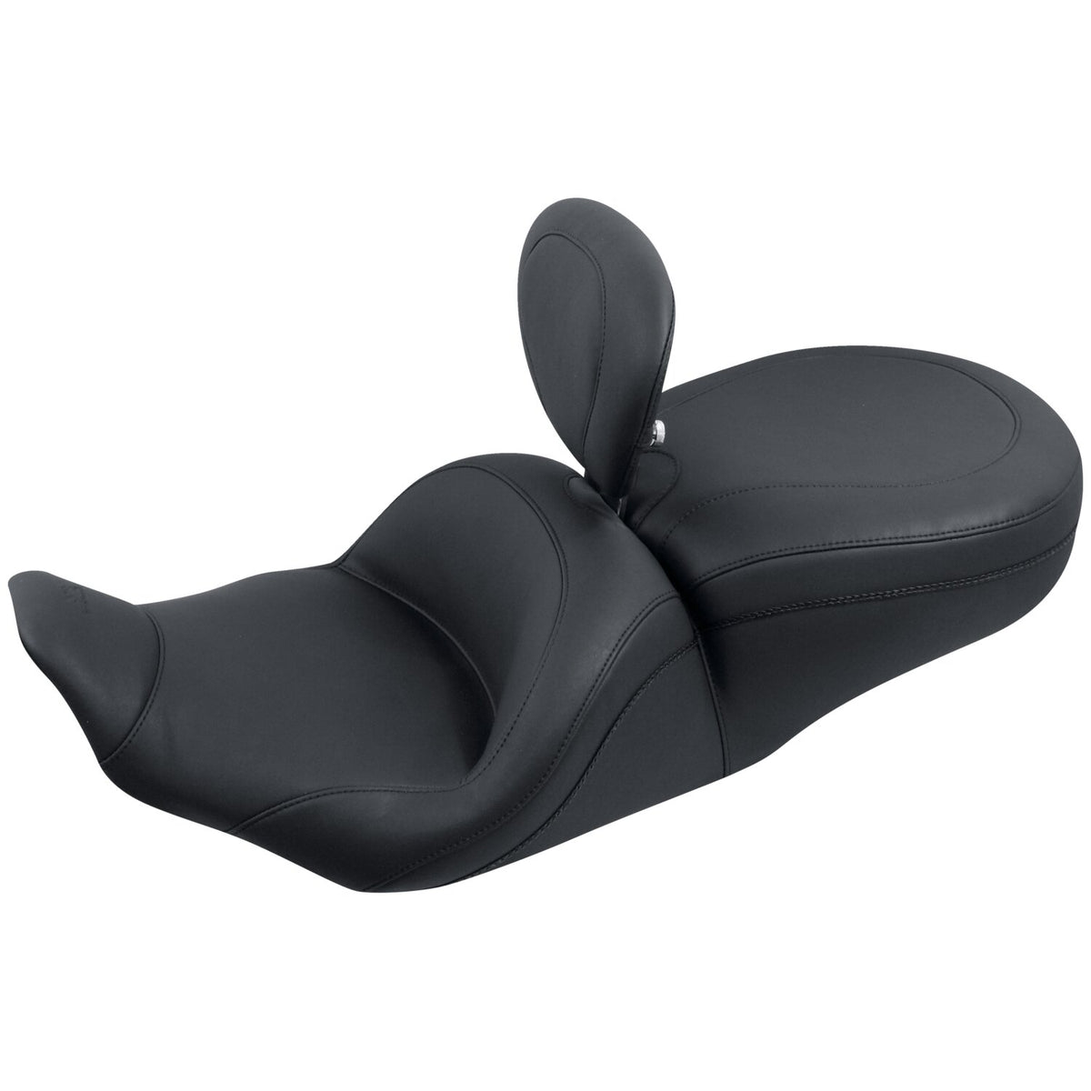 Mustang Lowdown Touring seat - With rider backrest