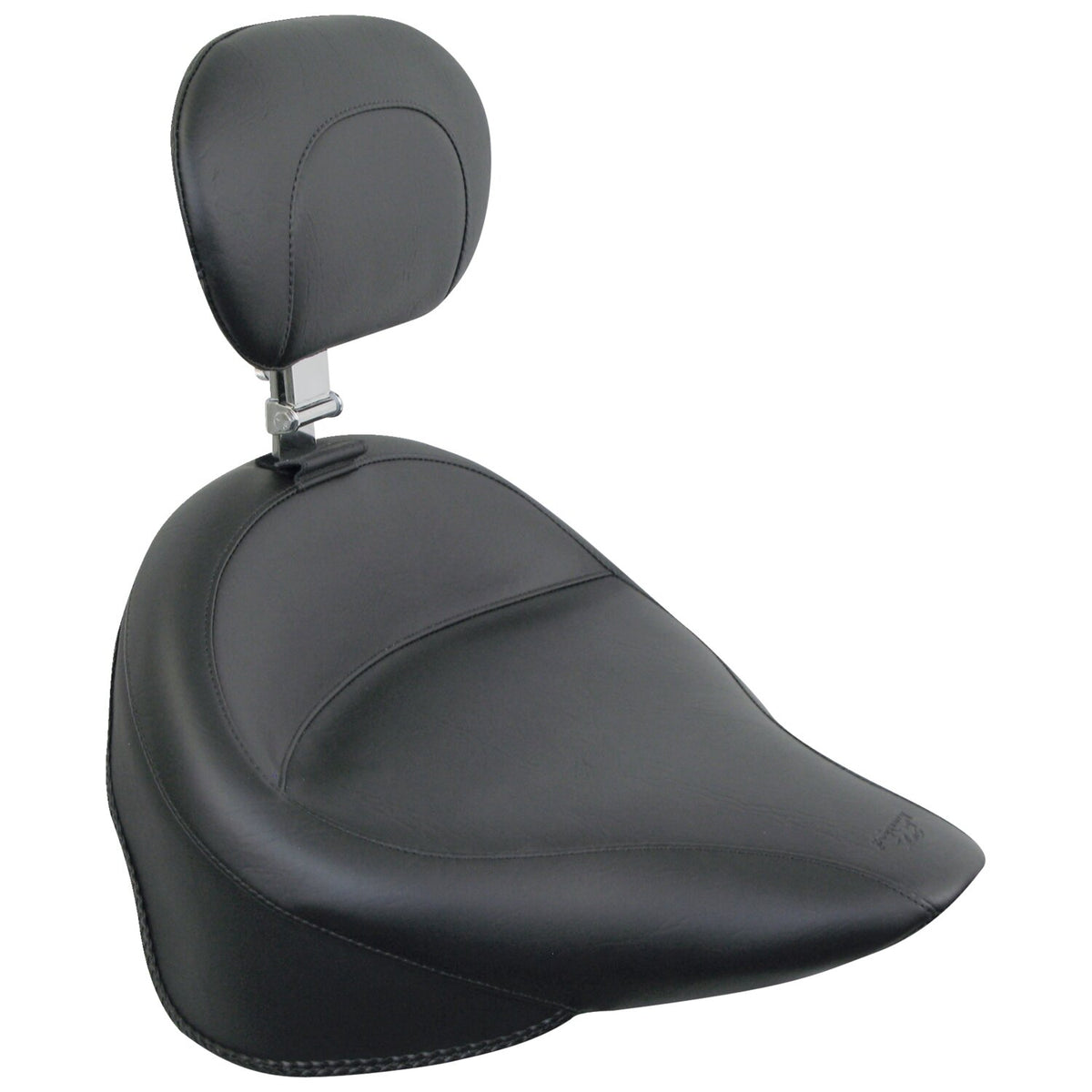 Mustang Wide Touring solo seat - With rider backrest
