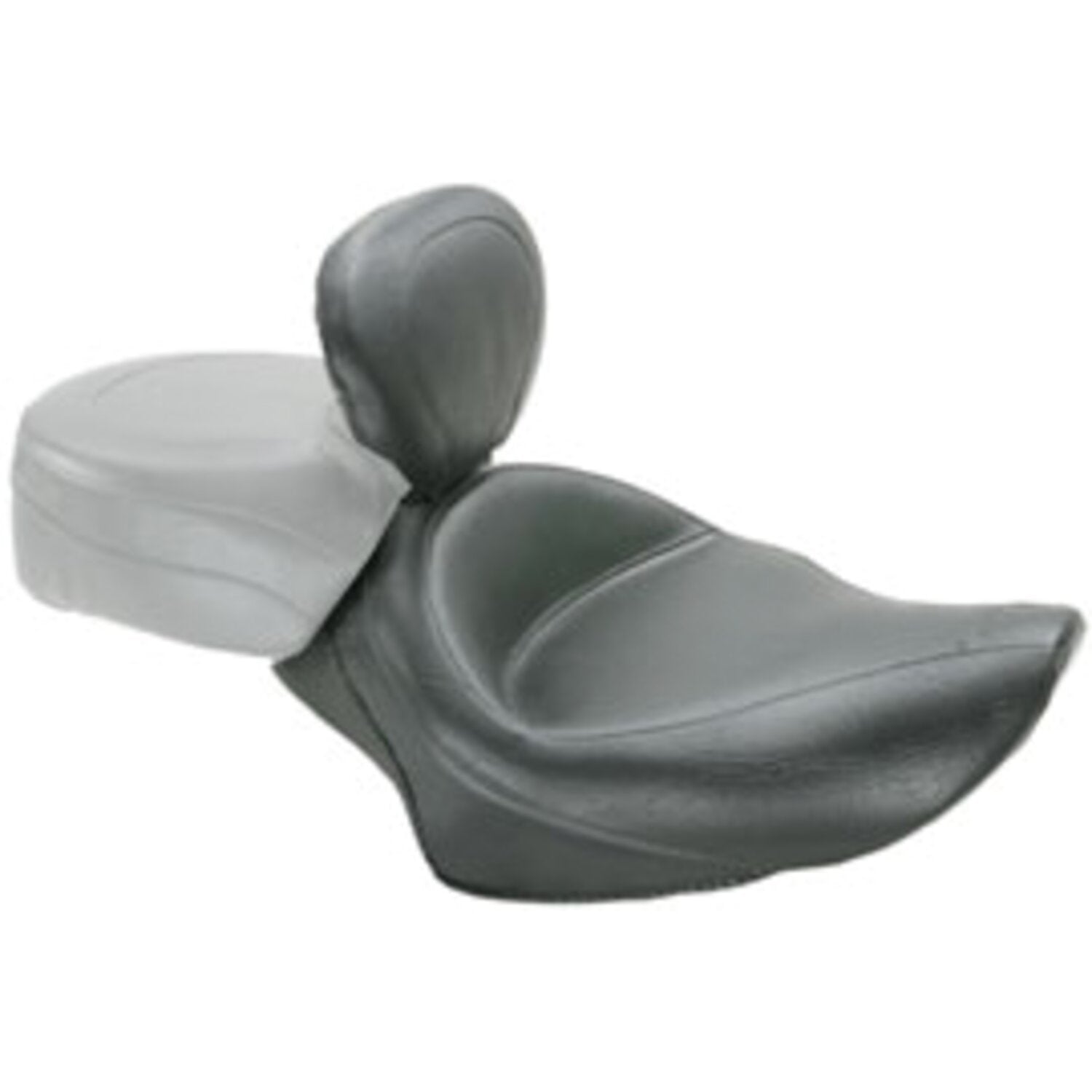 Mustang Wide Touring solo seat - With rider backrest