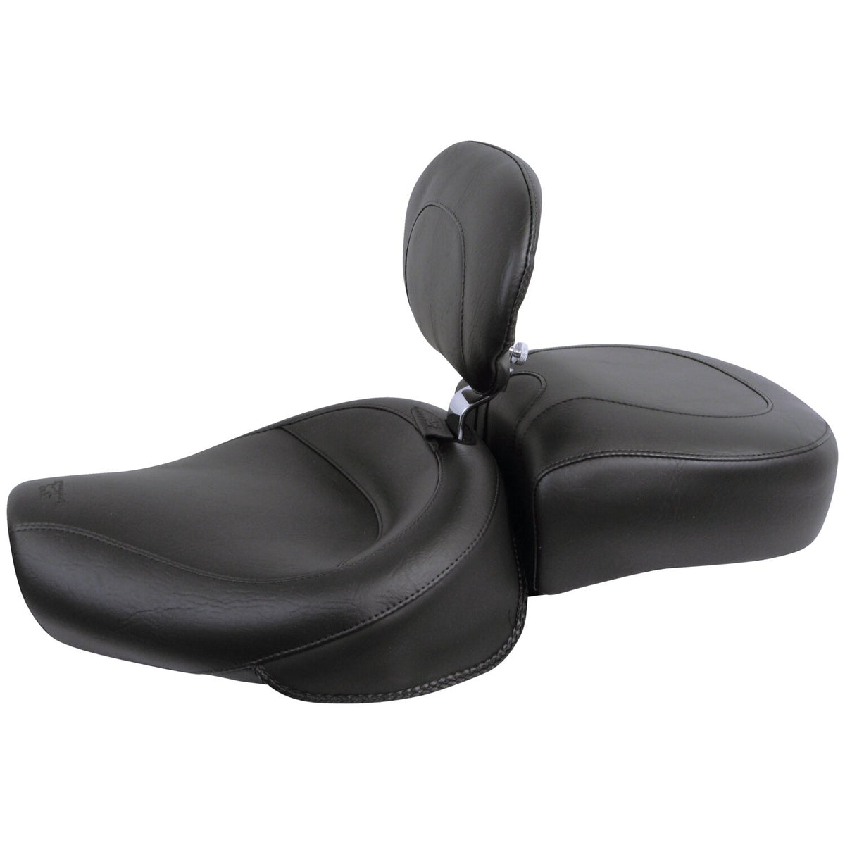 Mustang Wide Touring solo seat - With rider backrest