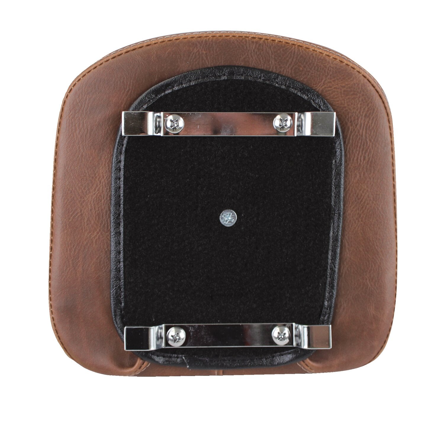 Mustang OEM style sissy bar pad - Brown - Diamond