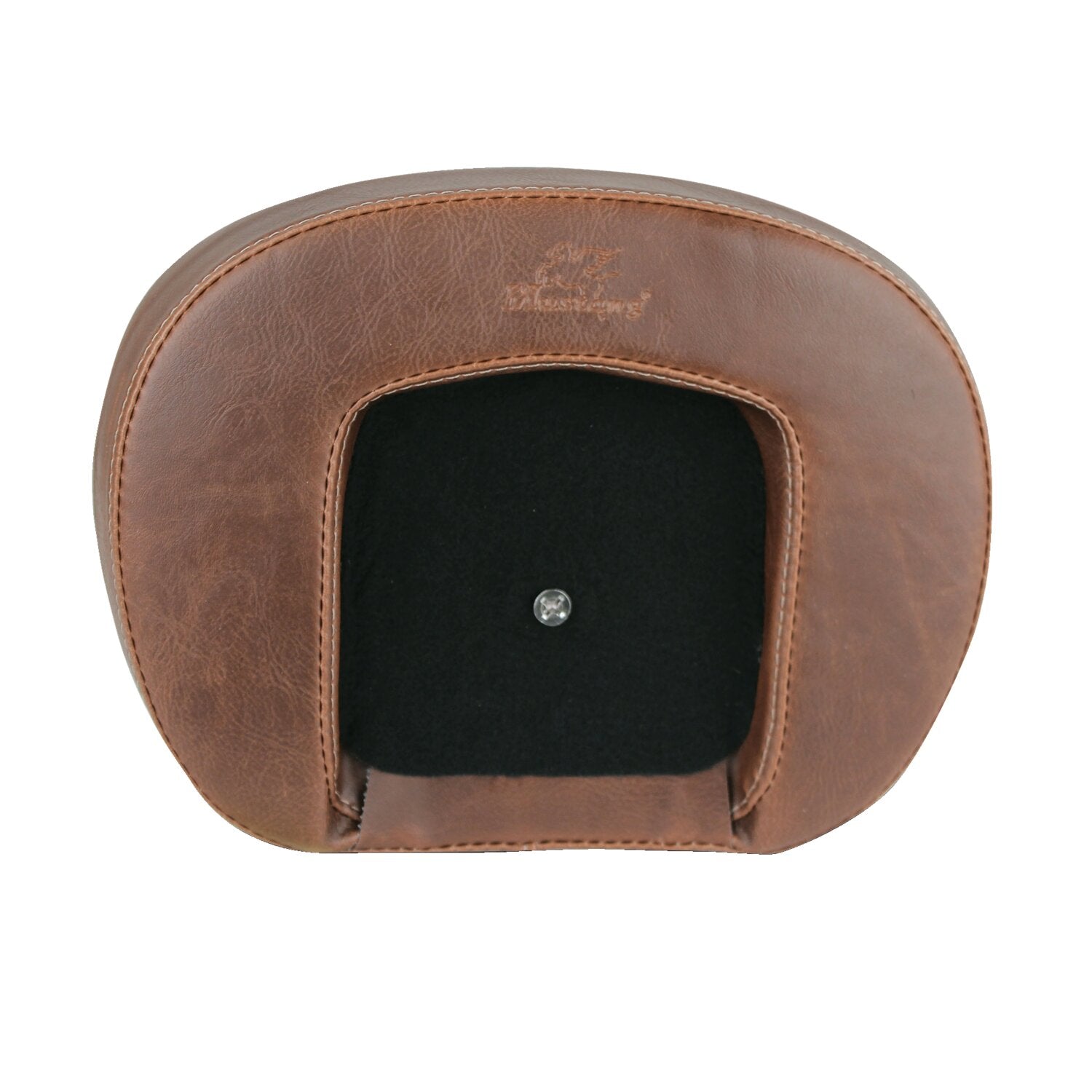 Mustang setback sissy bar pad - Brown - Diamond