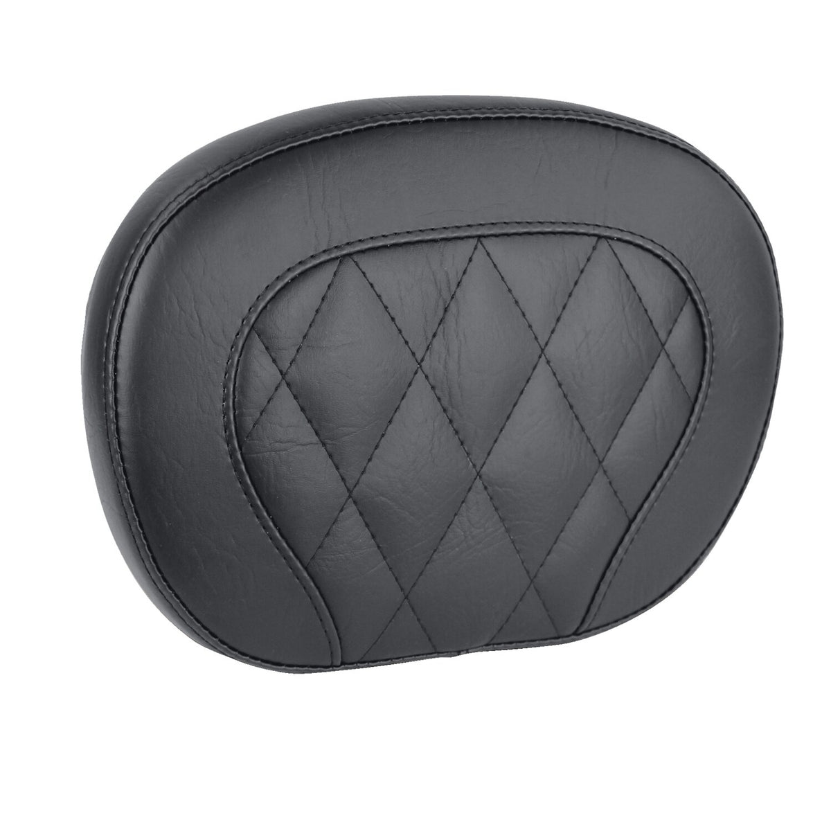 Mustang setback sissy bar pad - Black - Diamond