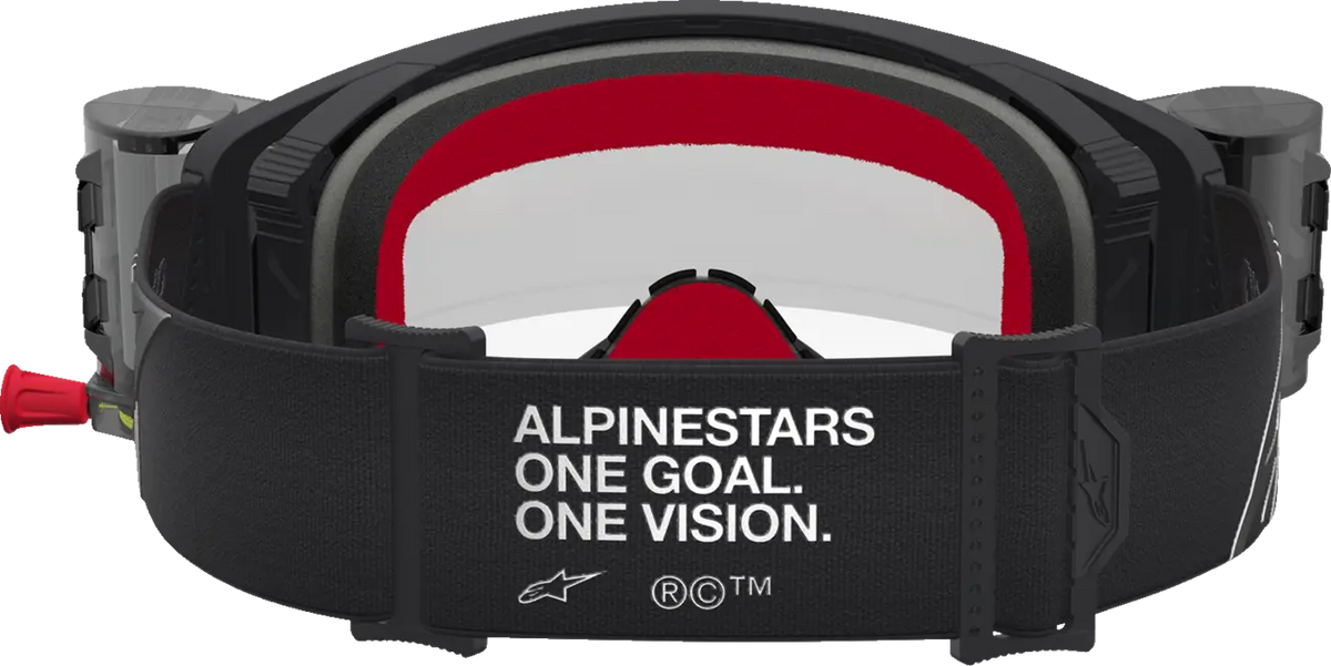 Alpinestars Supertech Firma Roll-Off Goggle Black/Silver/Clear