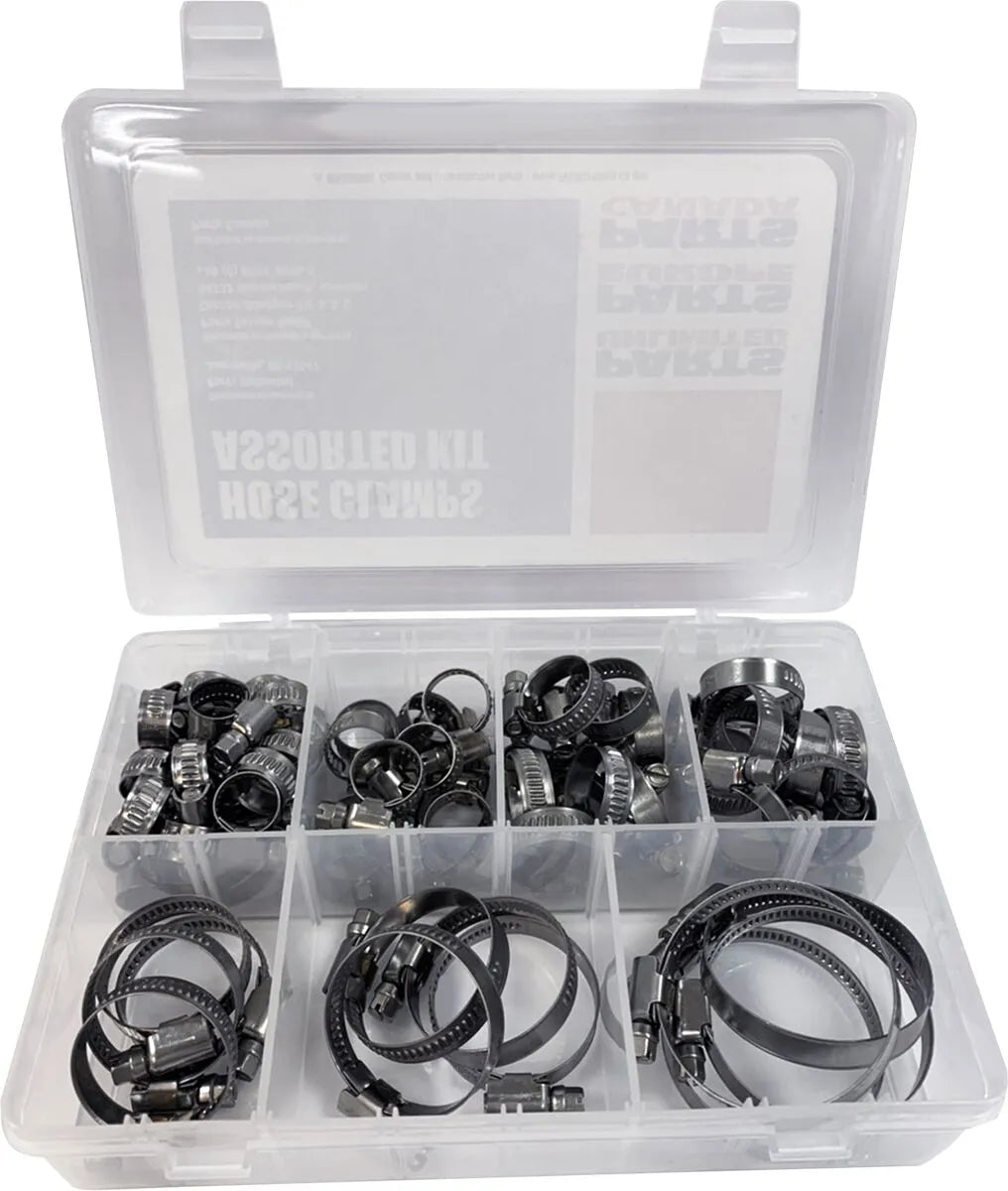 Parts Unlimited Hose Clamp Kit 60-Piece Assortment